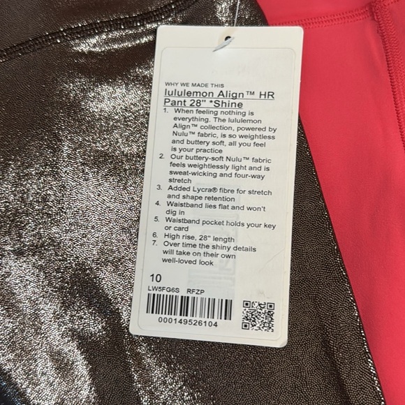 Lululemon Align Leggings (10) - Picture 2 of 4